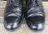 画像2: 米軍実物army底革サービスシューズnavyレザーシューズ革靴ミリタリーシューズ6ホールus8.5プレーントゥ60'sビンテージ黒オールド