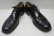 画像1: 米軍実物navyサービスシューズus10プレーントゥ革靴インターナショナルinternational黒ミリタリーシューズ80'sビンテージ 黒オールド レトロ (1)