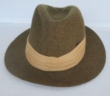 エルエルビーンllbean古着イギリス製xlアウトドア中折れ帽子イギリス製ウールハット薄緑系ソフト帽オールド