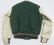 画像5: ゴールデンベアーgold bearアメリカ製アワードジャケット袖革スタジャンmウールジャケット緑系ｘクリーム オールド＆レトロ