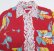 画像1: サンサーフsunsurf長袖アロハシャツｍハワイアンシャツhawaiiオープンシャツ赤系レーヨンシャツ花柄ボックスシャツ オールド＆レトロ (1)