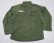 画像1: 米軍実物armyユーティリティシャツ60'sビンテージ綿パッチ付きミリタリーシャツ長袖シャツoc107od緑ボックスシャツ内装耳付き (1)