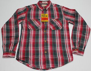 画像2: シュガーケーンSUGARCANEアメリカ製チェックネルシャツ織りヘビーネル