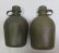画像7: 米軍実物armyキャンティーン水筒入れカバー2個水筒付きポーチod緑ミリタリーバッグ オールド＆レトロ