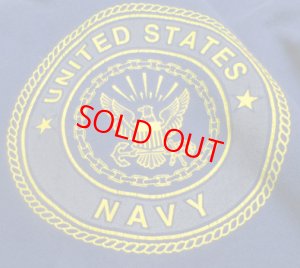 画像1: ソフィーSOFFEアメリカ古着アメリカ製スウェットUSNパーカーM紺系トレーニングNAVYミリタリー海軍90’ｓビンテージ オールド