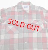 ペンドルトンPENDLETONアメリカ古着アメリカ製ウールシャツ60'sビンテージMロカビリーROCKオープンシャツ ボックスシャツ オンブレ