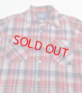 ペンドルトンPENDLETONアメリカ古着アメリカ製ウールシャツ60's-70'sビンテージLロカビリーROCKオープンシャツ ボックスシャツ