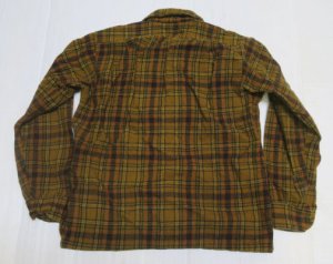 画像4: ペンドルトンPENDLETONアメリカ古着アメリカ製ウールシャツ60's-70'sビンテージMシャドーチェックROCKオープンシャツ ボックスシャツ