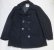 画像1: フォックスナップFOX KNAPPアメリカ古着アメリカ製10ボタン40ピーコートPコート黒ウールジャケット中綿ミリタリージャケット オールド  (1)
