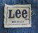 画像9: リーLEEアメリカ古着アメリカ製70’S-80'Sビンテージ36オーバーオール デニムパンツ ビッグE刻印ボタン オールド
