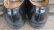 画像5: 米軍実物ARMYアメリカ古着サービスシューズ70’Sビンテージ革靴US7プレーントゥ海軍USNドレスシューズ底革ソールNAVYオールド