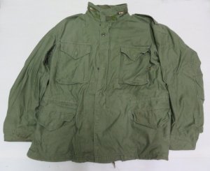 画像1: アルファALPHAアメリカ古着アメリカ製M-65フィールドジャケットXLビッグサイズ緑系ミリタリージャケット90’SビンテーSCOVILLオールド