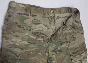 画像1: 米軍ARMYアメリカ古着米軍ARMYマルチカム柄カーゴパンツLビッグサイズ迷彩ミリタリーパンツOCPリップストップ