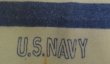 画像1: 米軍実物u.s.navy古着ウールブランケットusn毛布50'sビンテージ海軍クリーム系ミリタリーラグ オールド＆レト
