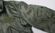 画像3: アルファalphaアメリカ製cwu-45pフライトジャケットmミリタリージャケット緑odオールドミリタリースタイル 