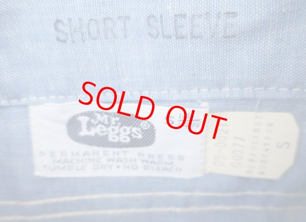 画像4: ミスターレッグスMR LEGGSデッドストック新品アメリカ製シャンブレーシャツS半袖ワークシャツ70'sビンテージ タグ付オールド＆レトロ