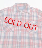 画像: ペンドルトンPENDLETONアメリカ古着アメリカ製ウールシャツ60's-70'sビンテージLロカビリーROCKオープンシャツ ボックスシャツ