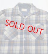 画像: キングスロードKINGS ROADシアーズSEARSアメリカ古着ウールシャツ70'sビンテージROCKロカビリーSオープンシャツ ボックスシャツ