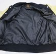 画像9: スクーカムSKOOKUMアメリカ古着アメリカ製アワードジャケット40袖革スタジャン黒xクリーム系ウールジャケット オールド