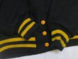 画像5: デロングDELONGアメリカ古着アメリカ製アワードジャケット42スタジャン90'sビンテージ黒ウールジャケット レタード貼り付けオールド 