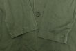 画像3: 米軍実物ARMYアメリカ古着ユーティリティシャツ70'Sビンテージ筒袖リメイク長袖ボックスシャツ綿100パッチ付き緑系ミリタリーシャツ