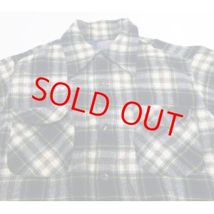 画像: ペンドルトンPENDLETONアメリカ古着アメリカ製ウールシャツ60's-70'sビンテージMロカビリーROCKオープンシャツ ボックスシャツ