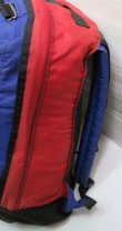 画像2: グレゴリーGREGORYアメリカ古着アメリカ製リュックサック青タグ90’Sビンテージ旧ロゴ青系X赤系バッグパックDAY&ディパック オールド