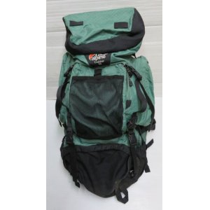 画像: ロウアルパインLOWE ALPINEアメリカ古着リュックサックTREKKERディパック登山アウトドア90バッグパックBAGフレーム付き緑系オールド ストア