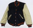 画像1: ブリルブロスBRILL BROSアメリカ古着アメリカ製ウールジャケット袖革スタジャン46ビッグサイズ80’Sビンテージ/アワードジャケット