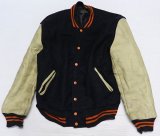 画像: ブリルブロスBRILL BROSアメリカ古着アメリカ製ウールジャケット袖革スタジャン46ビッグサイズ80’Sビンテージ/アワードジャケット