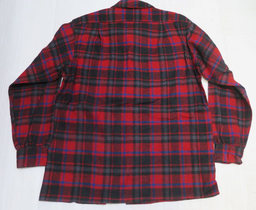 画像5: ペンドルトンPENDLETONアメリカ古着アメリカ製ウールシャツ70's-80'sビンテージMロカビリーROCKオープンシャツ ボックスシャツ