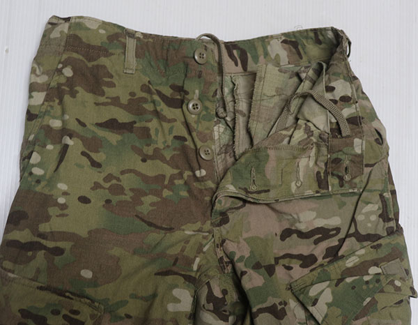画像1: 米軍ARMYアメリカ古着マルチカム柄カーゴパンツS迷彩ミリタリーパンツOCPリップストップ8ポケットACUコンバットパンツTROUSERS