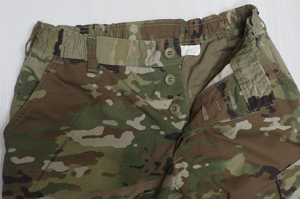 画像1: 米軍ARMYアメリカ古着マルチカム柄カーゴパンツ31迷彩ミリタリーパンツOCPリップストップ8ポケットACUコンバットパンツTROUSERS